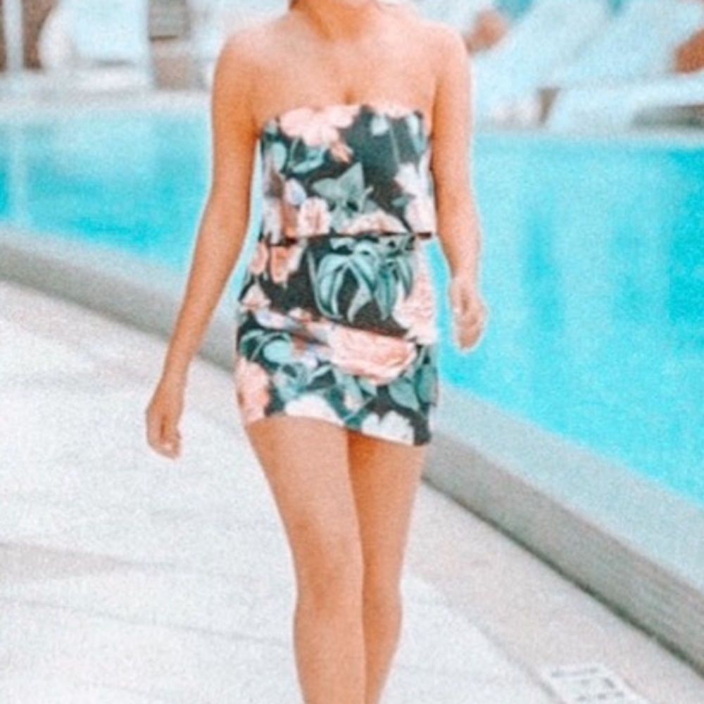 Floral cocktail dress